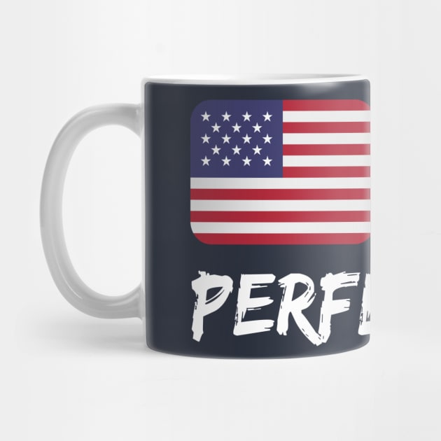 Canadian Plus American Perfection Mix Heritage Flag Gift by Just Rep It!!